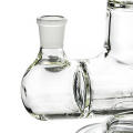 Großes Glas Rauchen Wasserpfeife Duschkopf mit Doppel Perc (ES-GB-404)